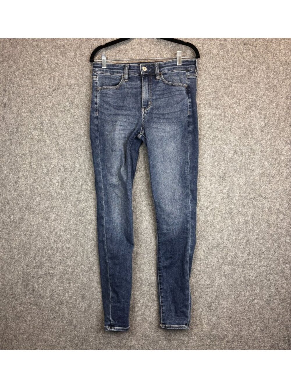 American Eagle Womens Size 6  Jeans Next Level Stretch Skinny Regular Blue Denim